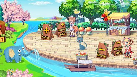 Kids numbers and math games poster 11