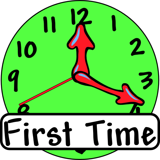 First Time (Clock for kids) LOGO-APP點子