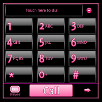 GO Contacts Black & Pink Theme