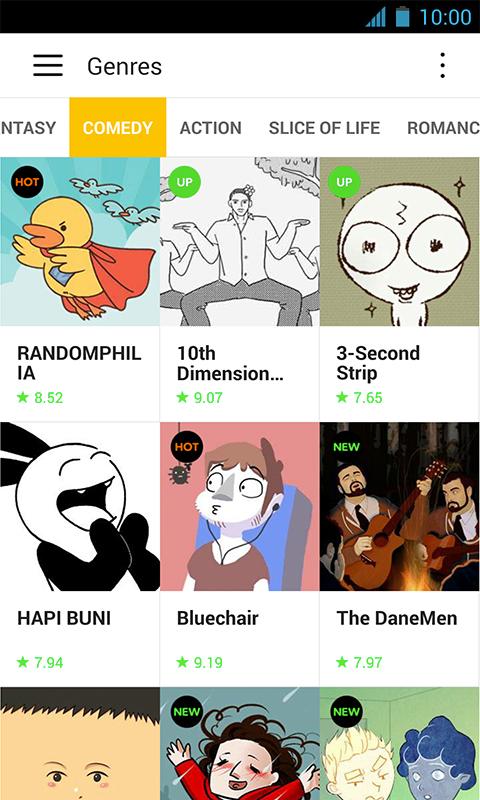 LINE WEBTOON - FREE Comics – Applications Android sur Google Play