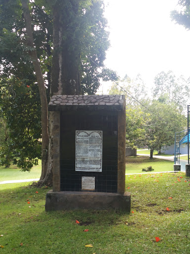 Crystal Hall Ten Commandments Monument 