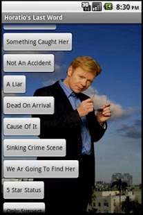 Horatio's Last Word