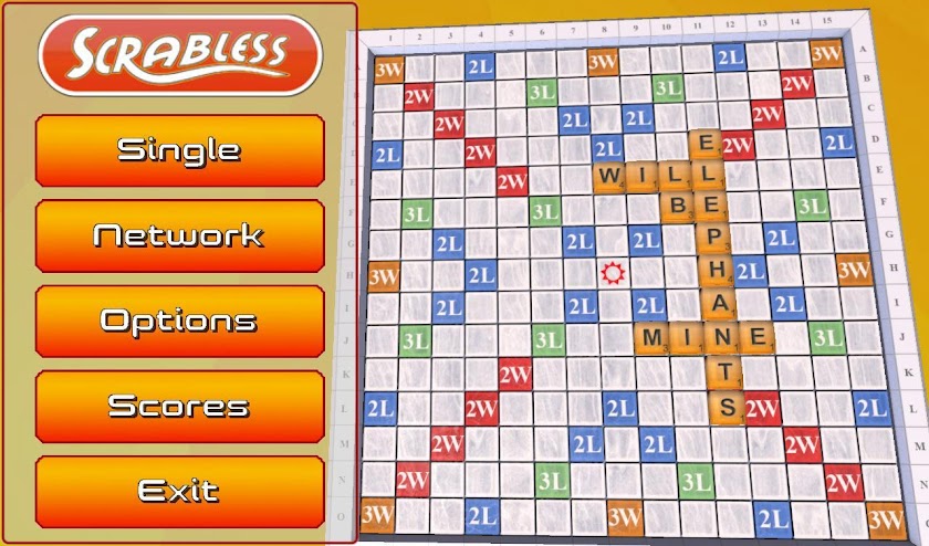 Scrabless - NoAds Screen 1