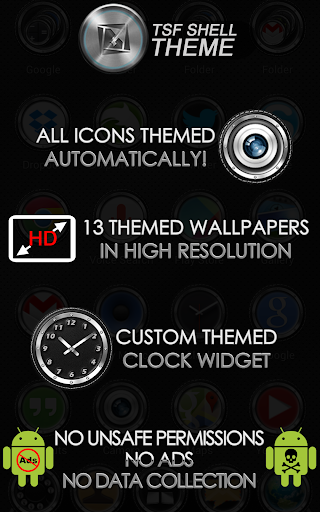 【免費個人化App】TSF Shell HD Theme Leather-APP點子