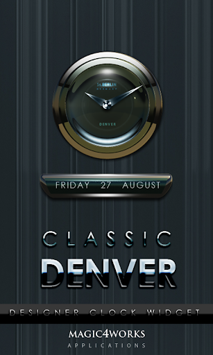 Denver designer Clock Widget