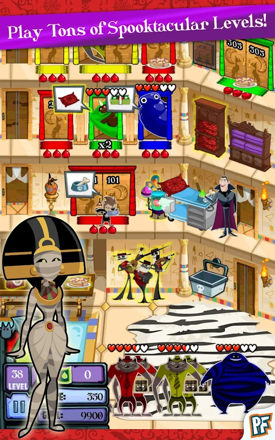 Игра Hotel Transylvania Dash для планшетов на Android