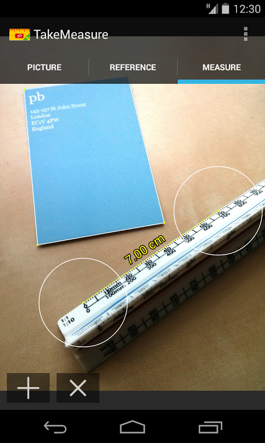    TakeMeasure- screenshot  