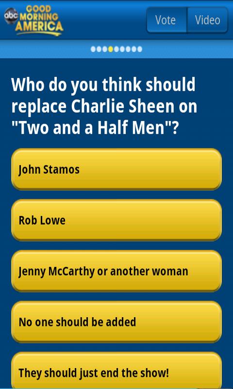 Android application Good Morning America from ABC screenshort
