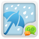 GO SMS Pro Rainy day Theme Apk
