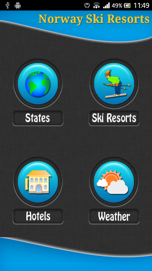 Android application Ski Resorts - Norway screenshort