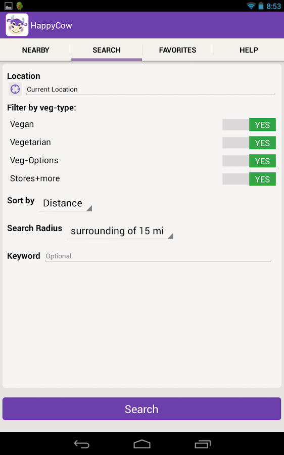   HappyCow Restaurant Guide FULL – Capture d'écran 