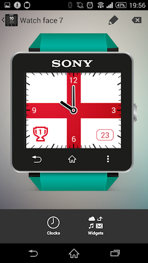 Watchface England Sony SW2