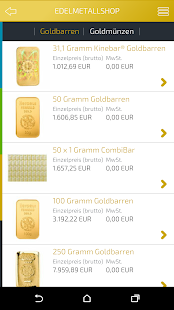 OnVista Goldshop Screenshots 2