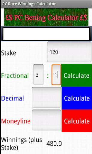 Betting Calculator