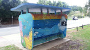 Beach Mural Bus Shelter