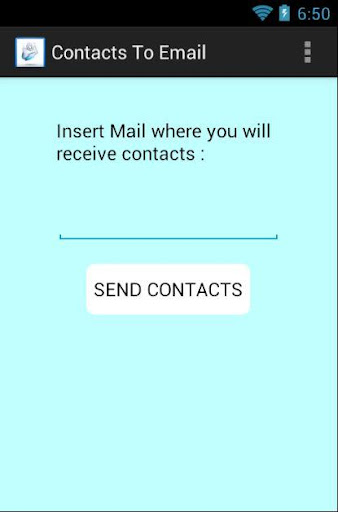 Contacts To Email Backup