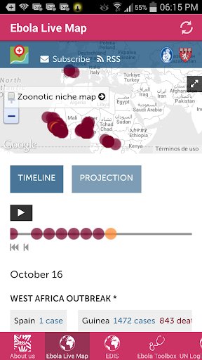 Ebola Live Map