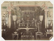 Interieur van (vermoedelijk) de Tempel der Volmaaktheid in Nikko