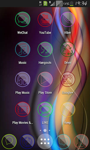stroke circle Icon Pack