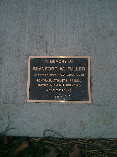 Memory Of Blanford W Fuller Bench