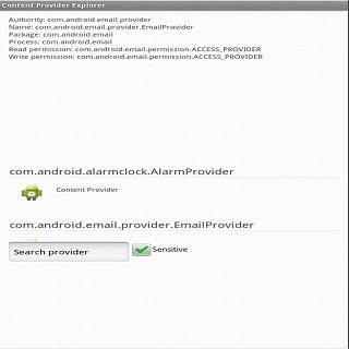 Content Provider Explorer