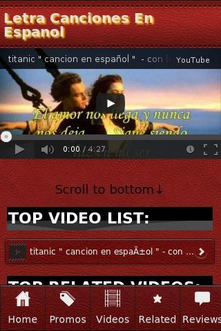 Letra Canciones En Espanol