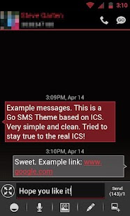How to mod GO SMS THEME - Smooth ICS Red 1.4 unlimited apk for android