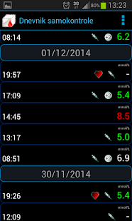 Dnevnik samokontrole dijabetes Screenshots 6