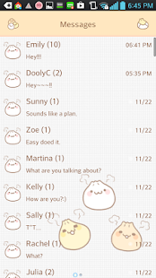 download Yummy(Dumpling) go sms theme free