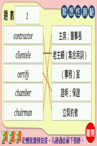 【免費教育App】油漆式速記法－多益分類字彙-APP點子