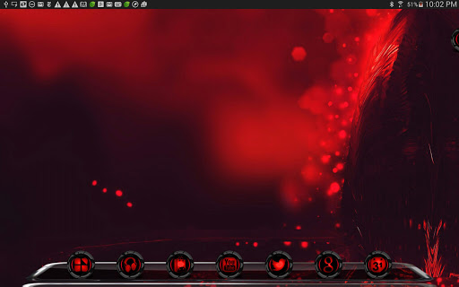 【免費個人化App】Next Launcher Theme Alien Red-APP點子