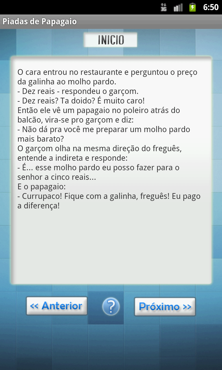 Piadas de Papagaio Screen 2