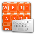 GinghamCheckOrange keyboard sk logo