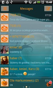 GO SMS Happy Halloween Theme Screenshots 0