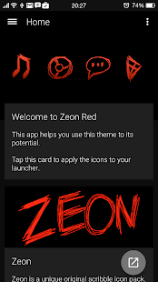 Lastest Zeon Red (Icon Pack) APK for Android