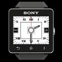 SW2 White Analog Clock Free icon