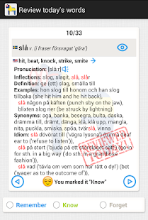 Plugghäst Swedish Dictionary Screenshots 1