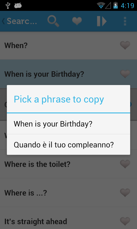 Learn Italian Phrasebook - Android Apps on Google Play