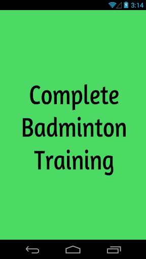 Complete Badminton Training