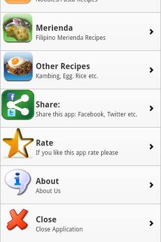    Pinoy Food Recipes- screenshot  
