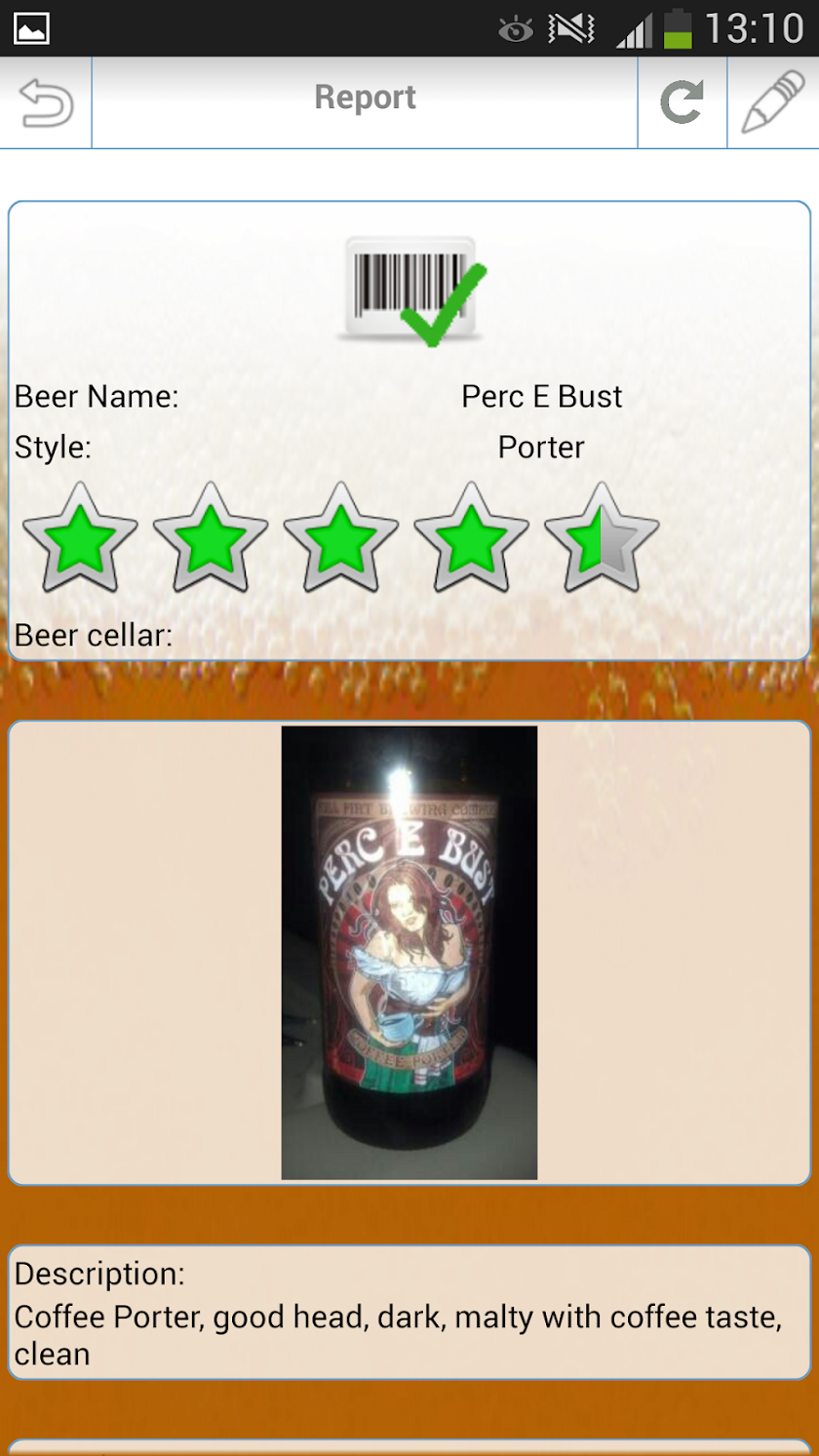 My Beers Screen 3