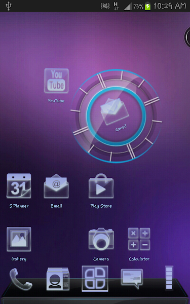 Next Launcher 3D Neon HD Theme v1.0