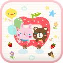 Happy Apple go sms theme icon