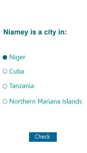 Cities learning quiz