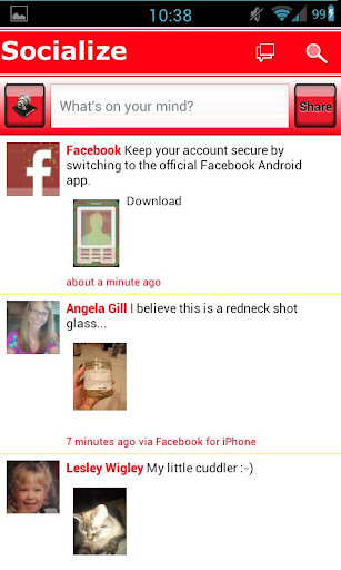 【免費社交App】Red /W Socialize for Facebook-APP點子