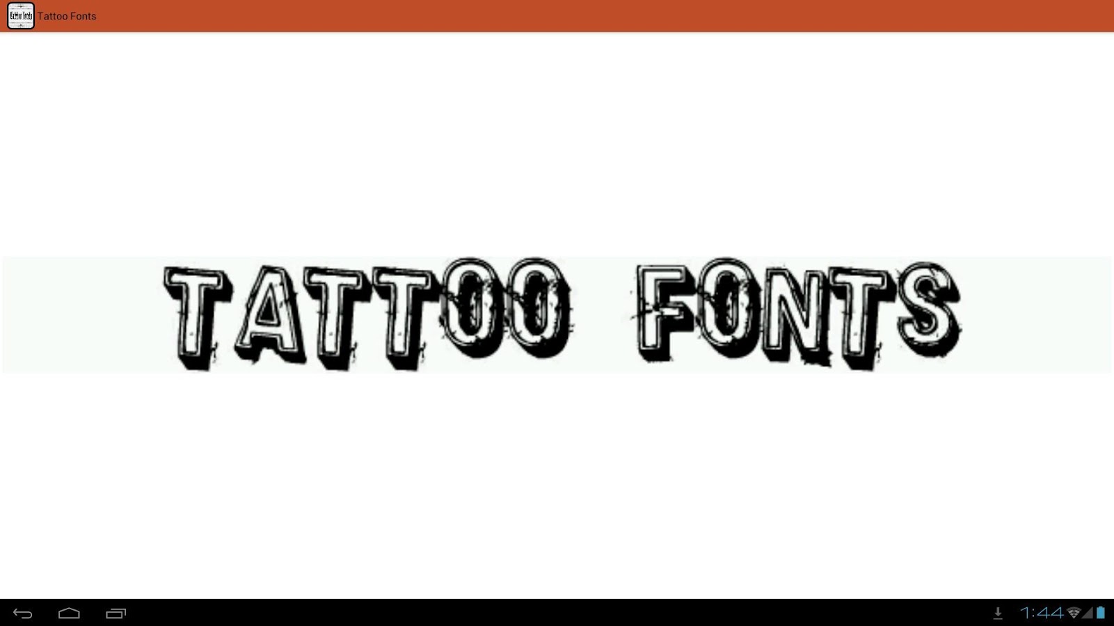 Tattoo Fonts Ideas - Android Apps on Google Play