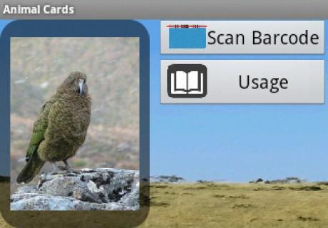Animal Cards Barcode Scanner