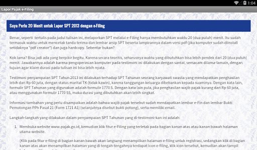 【免費書籍App】Lapor Pajak e-Filing-APP點子
