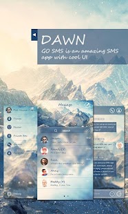 GO SMS PRO DAWN THEME Screenshots 0