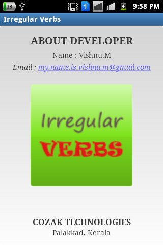 【免費教育App】Irregular Verbs-APP點子